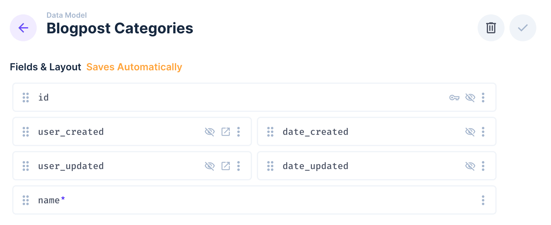 Blogpost Categories Model