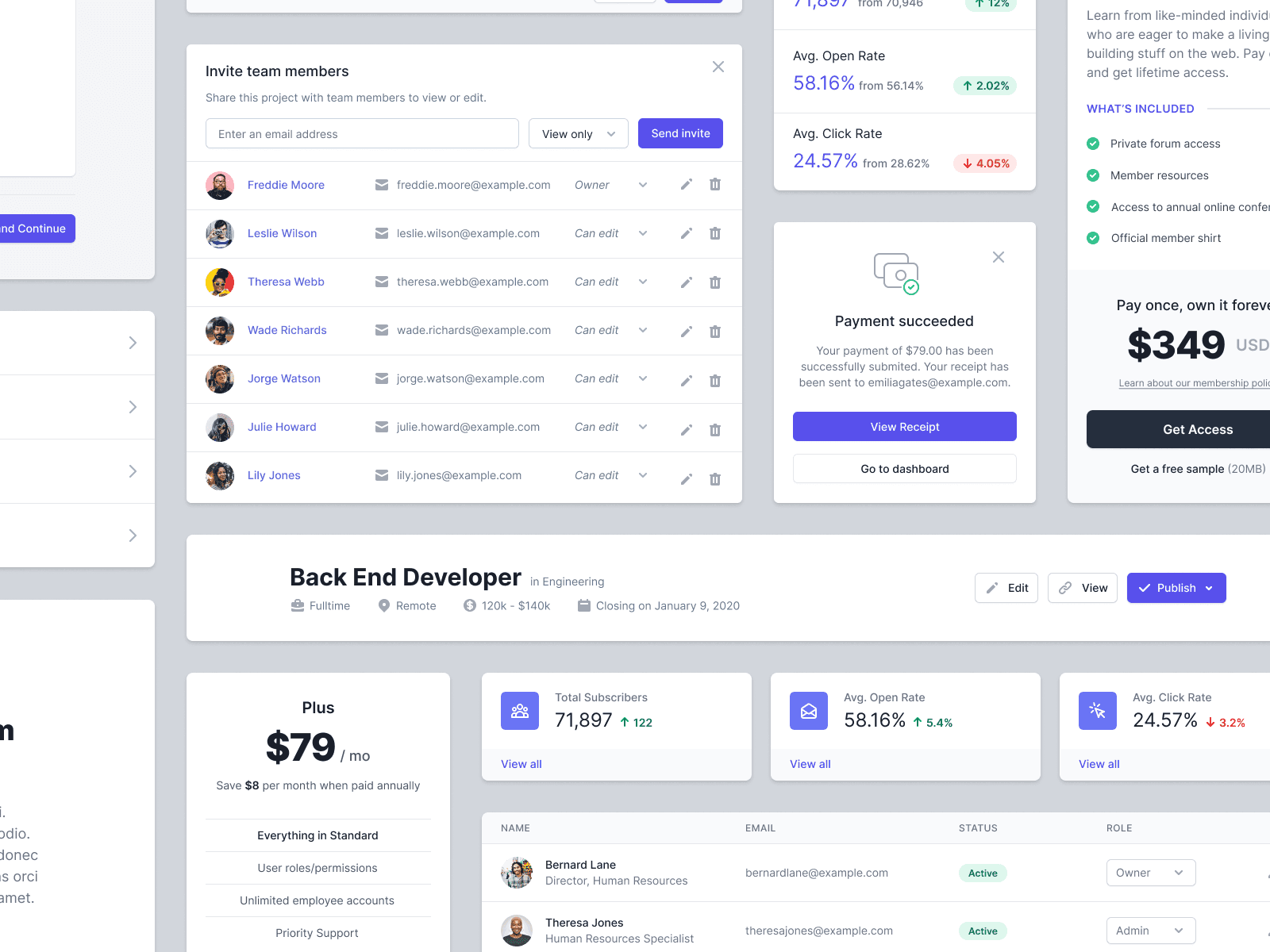 Tailwind UI by Steve Schoger for Tailwind Labs on Dribbble