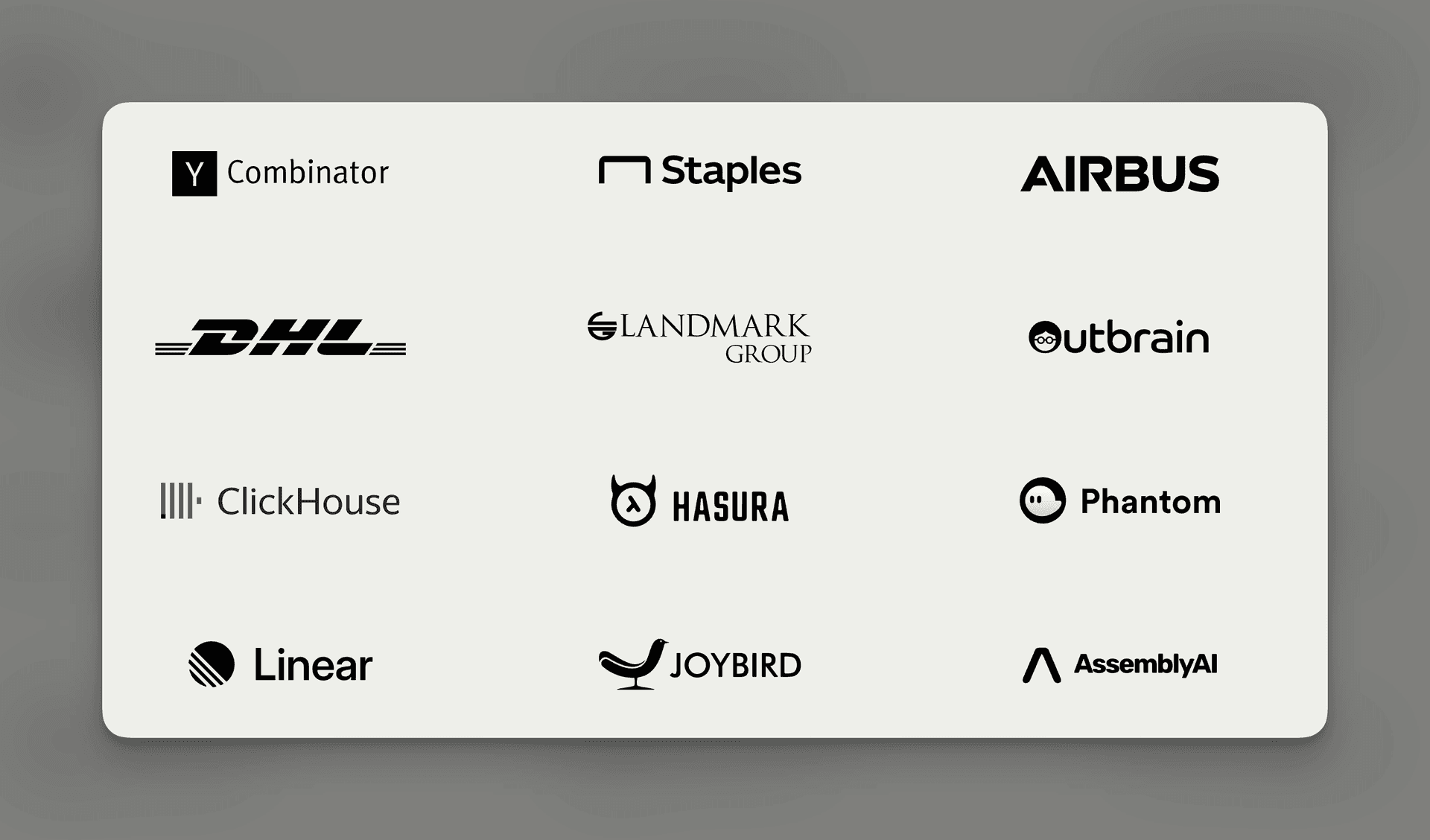 Screenshot taken from PostHog showing companies using PostHog